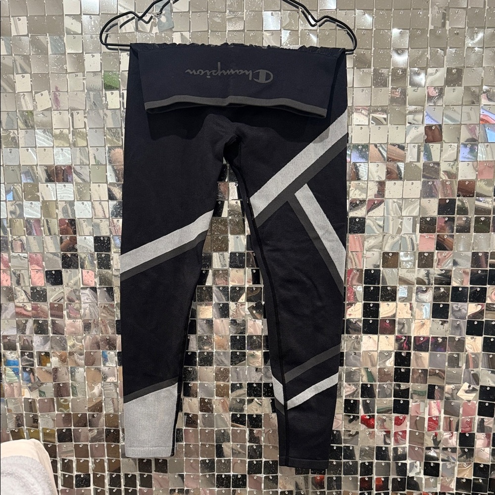 Champion Black and Gray Leggings